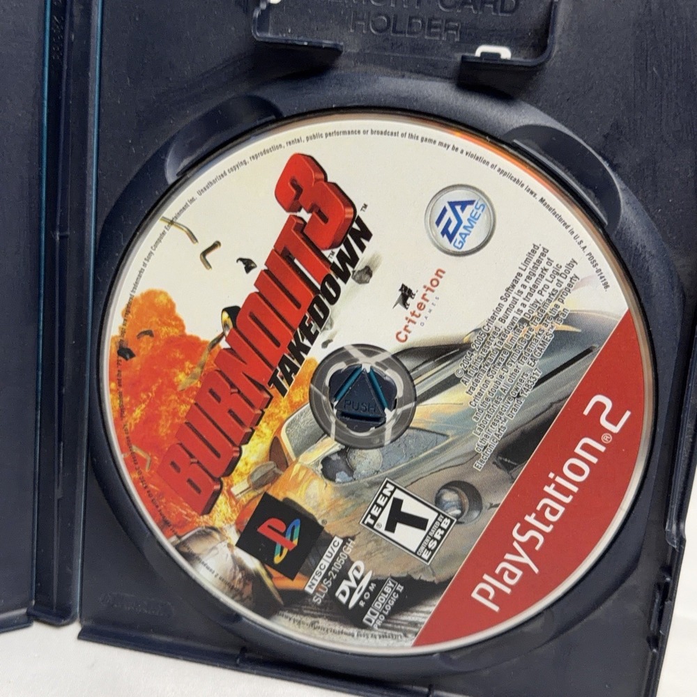 Burnout 3 Takedown Sony PlayStation 2 PS2 Video Game Disc Only EA Greatest Hits